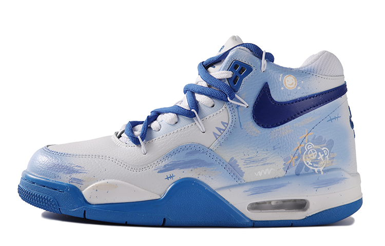 [Custom Shoes] Nike Flight Legacy 'Blue Violent Bear'