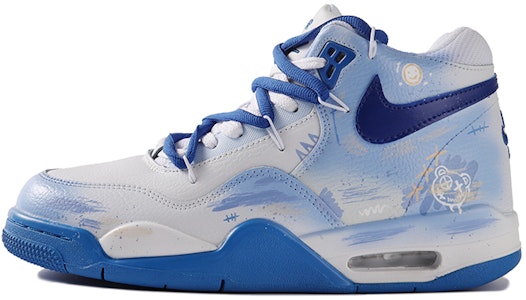 ナイキ フライト レガシー「ブルー・バイオレント・ベア」カスタムシューズ BQ4212-103(Team77-蓝色暴力熊) Order ナイキ フライト レガシー「ブルー・バイオレント・ベア」カスタムシューズ BQ4212-103(Team77-蓝色暴力熊)