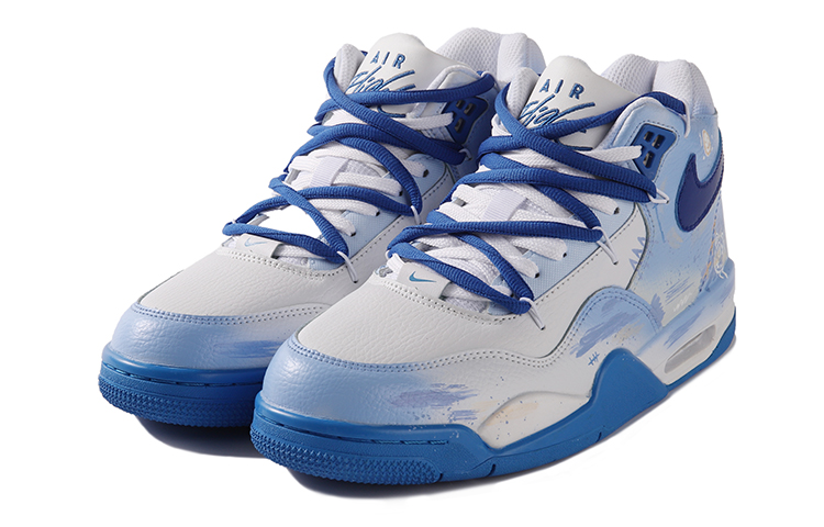 Shop [Zapatos Personalizados] Nike Flight Legacy 'Oso Azul Violento' BQ4212-103(Team77-蓝色暴力熊)
