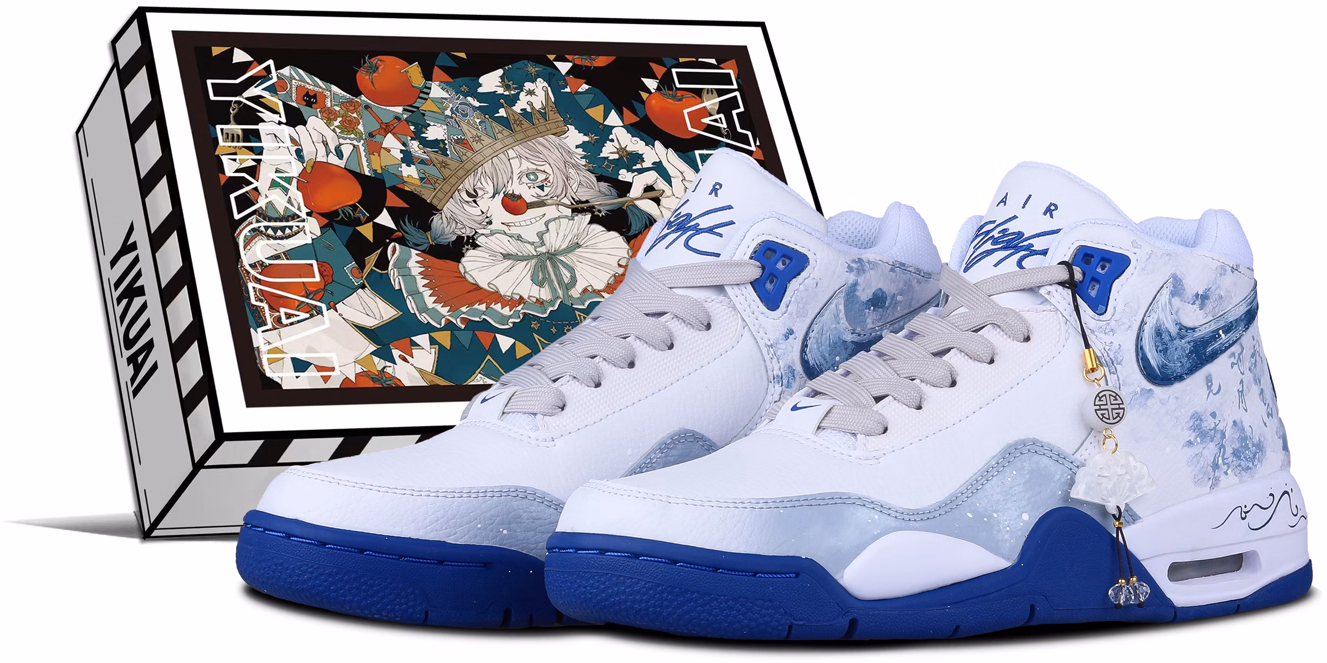 custom-shoes-nike-flight-legacy-blue-white-cloud