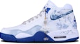 Order 【訂製球鞋】 Nike Flight Legacy 銜雲 特殊鞋盒 國風 簡約 潮流 減震防滑耐磨 中筒 復古籃球鞋 男款 藍白