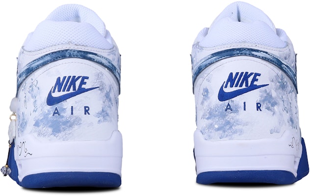 【訂製球鞋】 Nike Flight Legacy 銜雲 特殊鞋盒 國風 簡約 潮流 減震防滑耐磨 中筒 復古籃球鞋 男款 藍白 Purchase 【訂製球鞋】 Nike Flight Legacy 銜雲 特殊鞋盒 國風 簡約 潮流 減震防滑耐磨 中筒 復古籃球鞋 男款 藍白