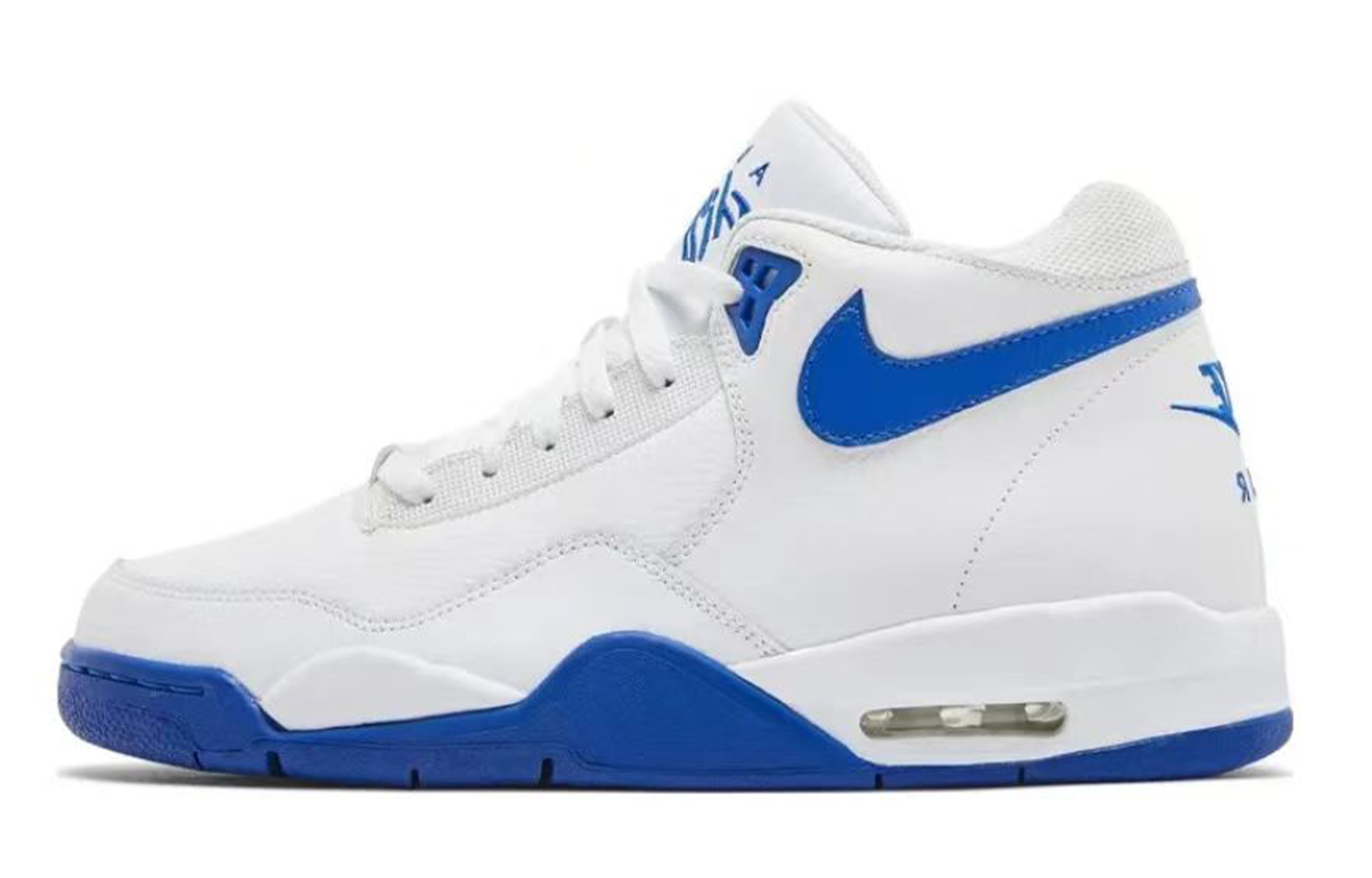 Sizing 【訂製球鞋】 Nike Flight Legacy 銜雲 特殊鞋盒 國風 簡約 潮流 減震防滑耐磨 中筒 復古籃球鞋 男款 藍白