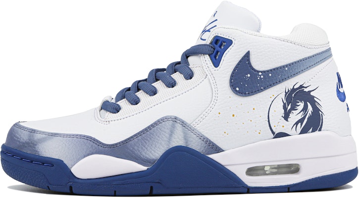 【訂製球鞋】 Nike Flight Legacy 青瓷龍 玖柒抗磨擦防滑 新中式 中筒 復古籃球鞋 男款 白藍 Order 【訂製球鞋】 Nike Flight Legacy 青瓷龍 玖柒抗磨擦防滑 新中式 中筒 復古籃球鞋 男款 白藍
