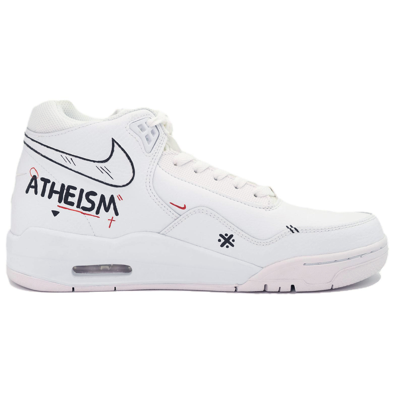 Lookbook ナイキ フライト レガシー "カオティック グラフィティ" (カスタム) BQ4212-101（Team197-011）