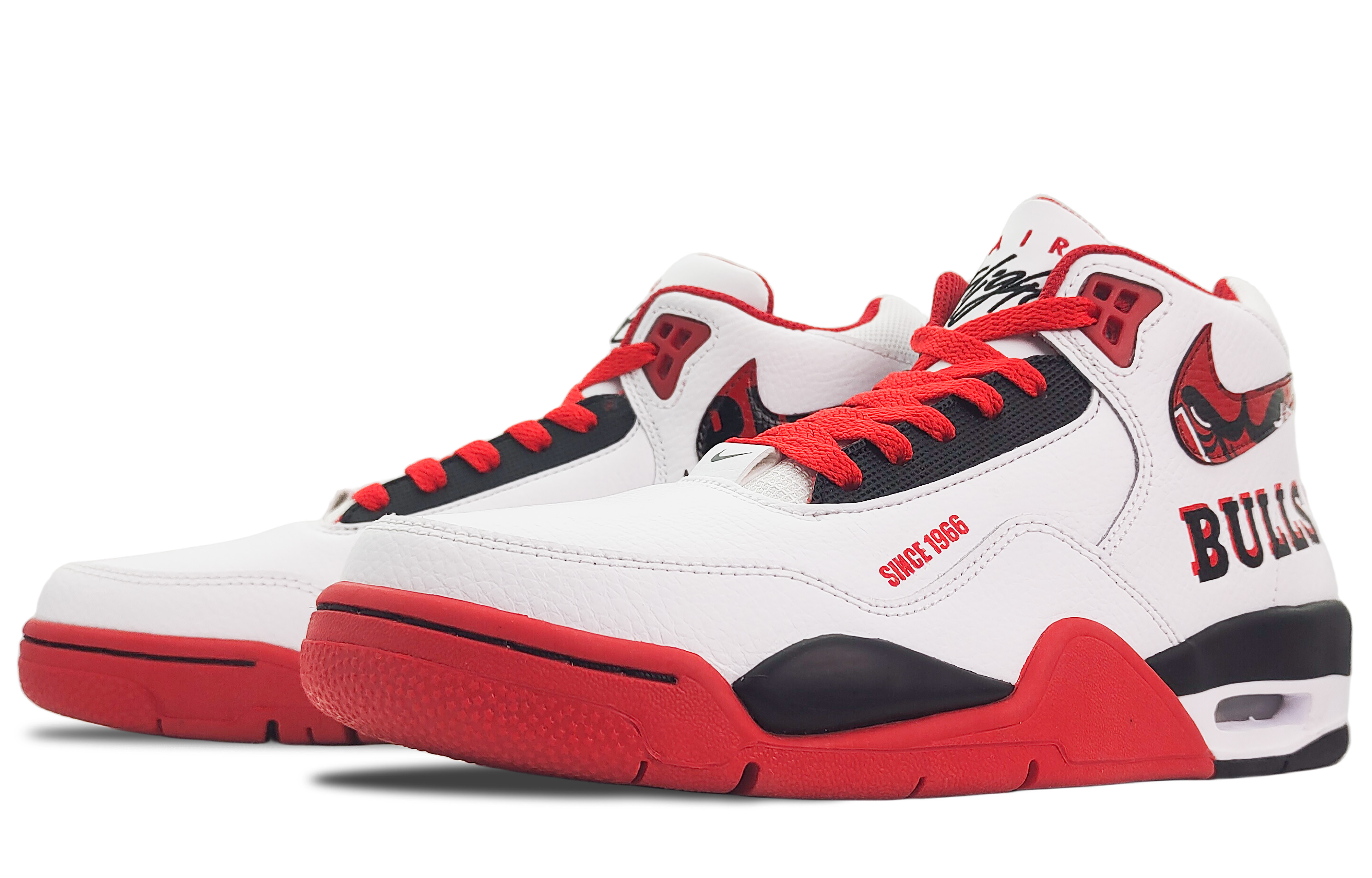 Shop [Zapatillas Personalizadas] Nike Flight Legacy 'Rojo Blanco Chicago Bulls' BQ4212-100(Team188-芝加哥公牛)