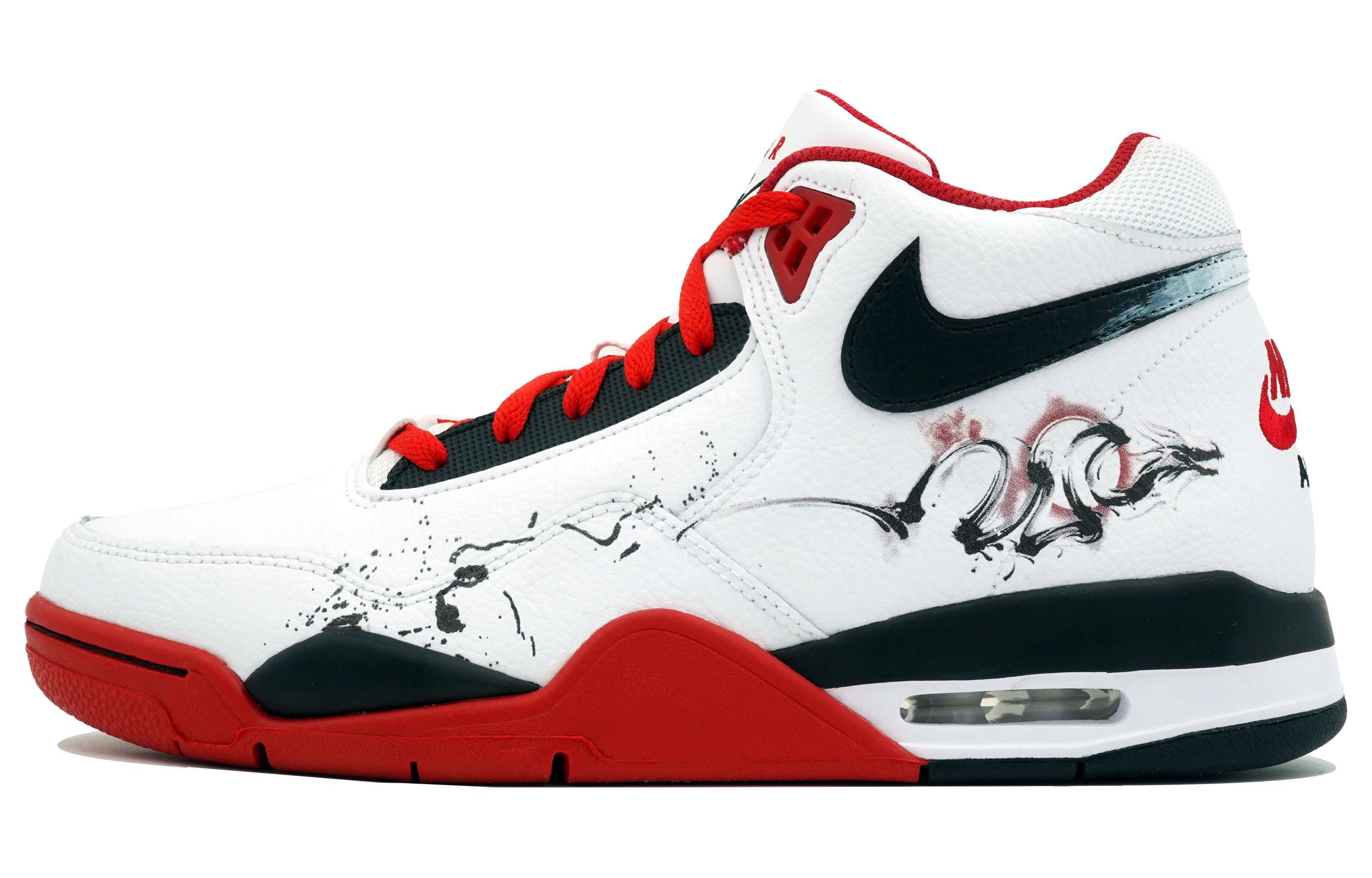 Buy [カスタムシューズ] ナイキ フライト レガシー '中国龍 海 レッド-ホワイト-ブラック' BQ4212-100(Team113-蛟龙戏水)