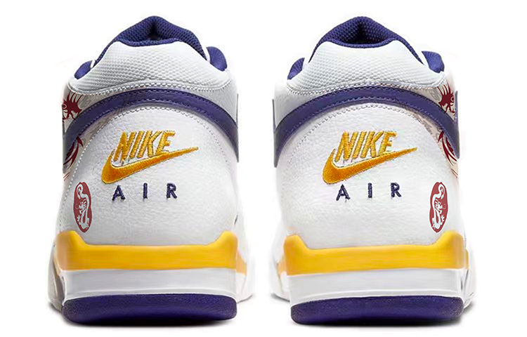 Shop 【定制鞋款】耐克Flight Legacy “中华龙 白蓝黄” BQ4212-102(Team10-书香龙年)