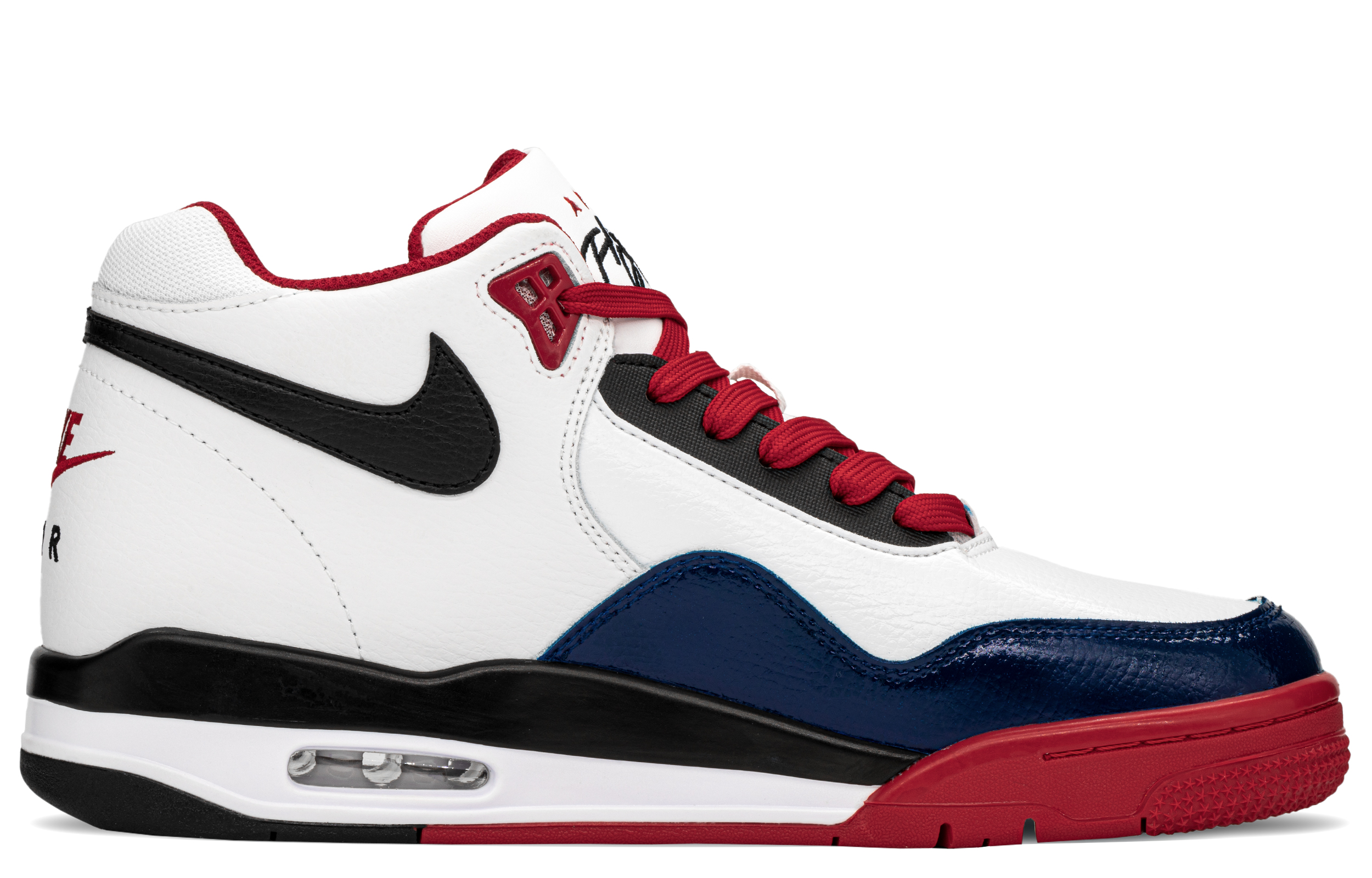 [Custom Shoes] Nike Flight Legacy 'Chinese Ink - Red Blue' 圖 3