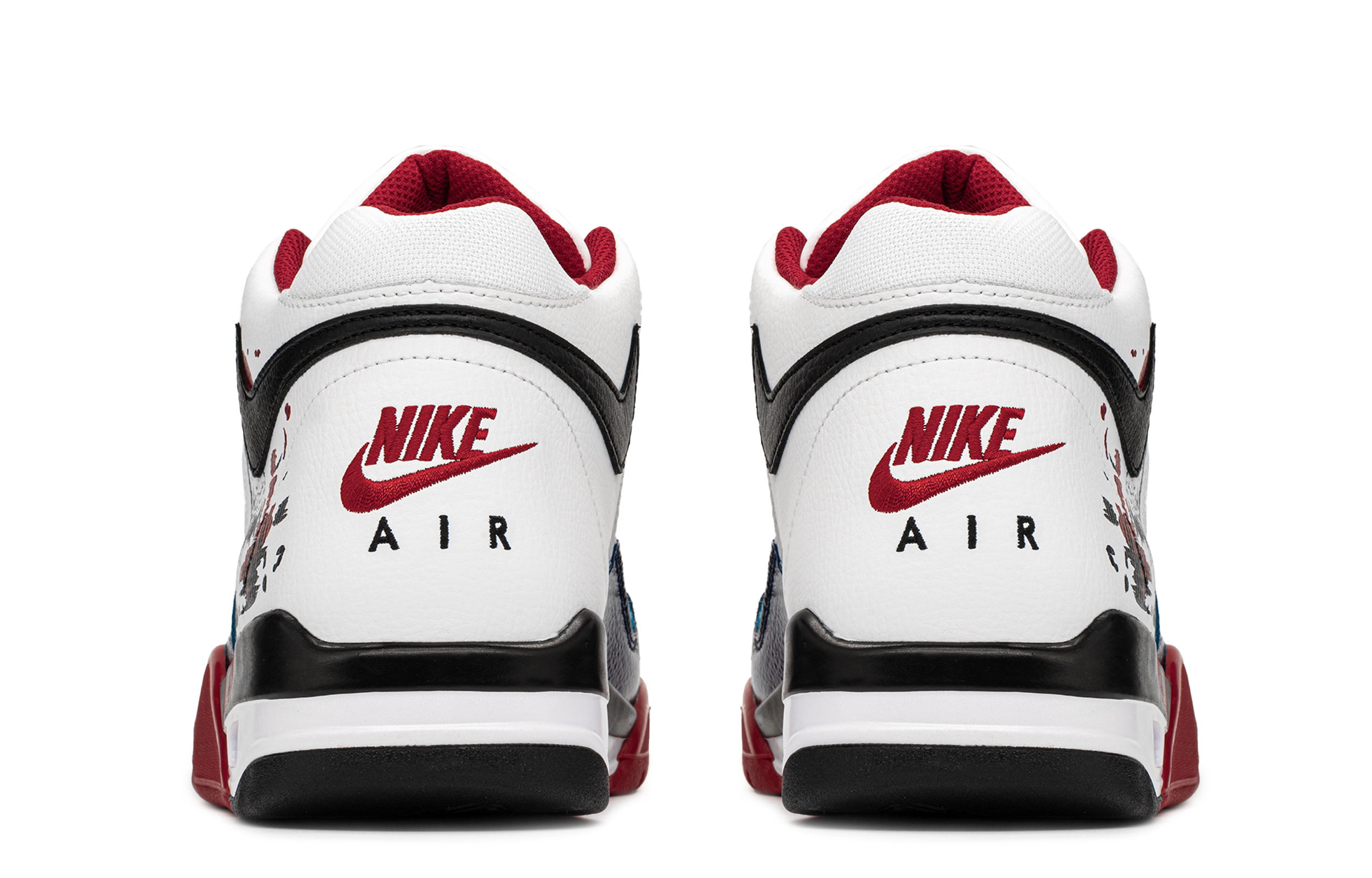 [Custom Shoes] Nike Flight Legacy 'Chinese Ink - Red Blue' 圖 5