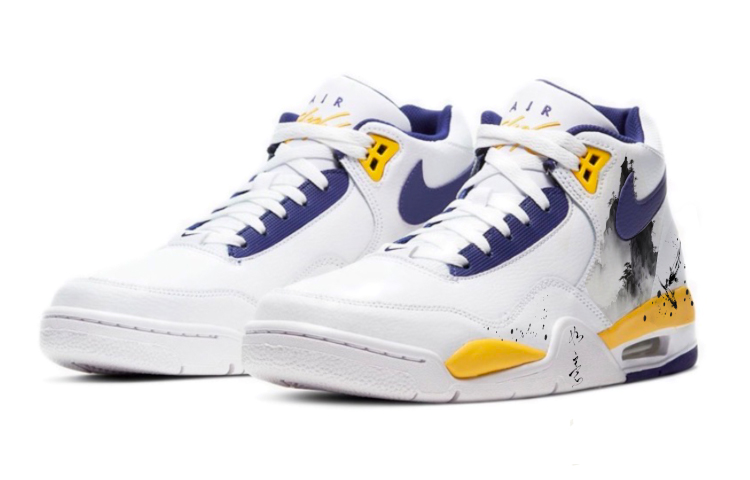 Shop Zapatillas Nike Flight Legacy 'Tinta China Koi Blanco Azul Amarillo' BQ4212-102(Team10-如意锦鲤)