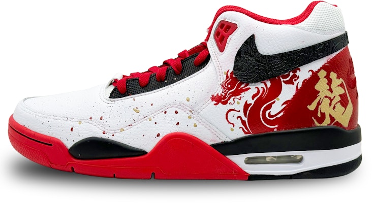 【訂製籃球鞋】Nike Flight Legacy 畫中有畫 龍年限定 龍行大地 祥瑞 新年賀歲 台潮 新中華 高筒 復古籃球鞋 男女款 紅金 Order 【訂製籃球鞋】Nike Flight Legacy 畫中有畫 龍年限定 龍行大地 祥瑞 新年賀歲 台潮 新中華 高筒 復古籃球鞋 男女款 紅金