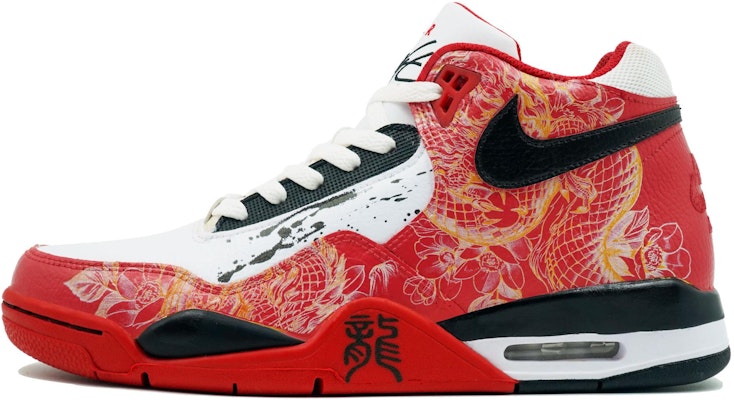 【訂製球鞋】Nike Flight Legacy 萬花弄 流水游龍 禮盒 中國風系列 經典風 舒適 時尚 潮流 個性 中幫 復古籃球鞋 男女同款 紅白 Order 【訂製球鞋】Nike Flight Legacy 萬花弄 流水游龍 禮盒 中國風系列 經典風 舒適 時尚 潮流 個性 中幫 復古籃球鞋 男女同款 紅白