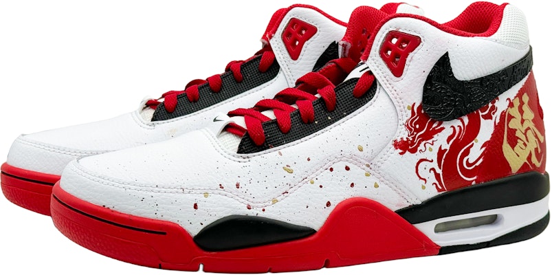 【訂製籃球鞋】Nike Flight Legacy 畫中有畫 龍年限定 龍行大地 祥瑞 新年賀歲 台潮 新中華 高筒 復古籃球鞋 男女款 紅金 Shop 【訂製籃球鞋】Nike Flight Legacy 畫中有畫 龍年限定 龍行大地 祥瑞 新年賀歲 台潮 新中華 高筒 復古籃球鞋 男女款 紅金