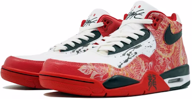 ナイキ フライト レガシー「旧正月 レッドホワイト」カスタムシューズ BQ4212-100(Team113-流水游龙S-BOX) Shop ナイキ フライト レガシー「旧正月 レッドホワイト」カスタムシューズ BQ4212-100(Team113-流水游龙S-BOX)
