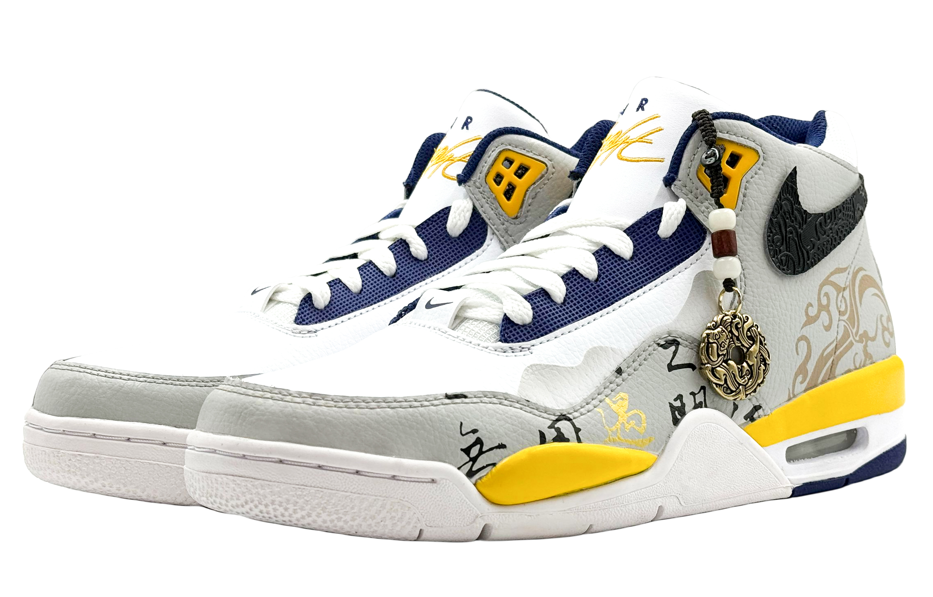 Shop [Zapatillas Personalizadas] Nike Flight Legacy 'CNY Dragón Gris' BQ4212-102(Team169-词赋典龙BOX)