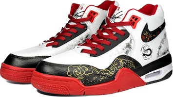 【定製球鞋】 Nike Flight Legacy 機械魔靈 騎雲飛龍 濺墨 圖騰 暈染 CNY龍年限定 緩震防滑抗磨 高筒 籃球鞋 男女同款 紅黑 Shop 【定製球鞋】 Nike Flight Legacy 機械魔靈 騎雲飛龍 濺墨 圖騰 暈染 CNY龍年限定 緩震防滑抗磨 高筒 籃球鞋 男女同款 紅黑