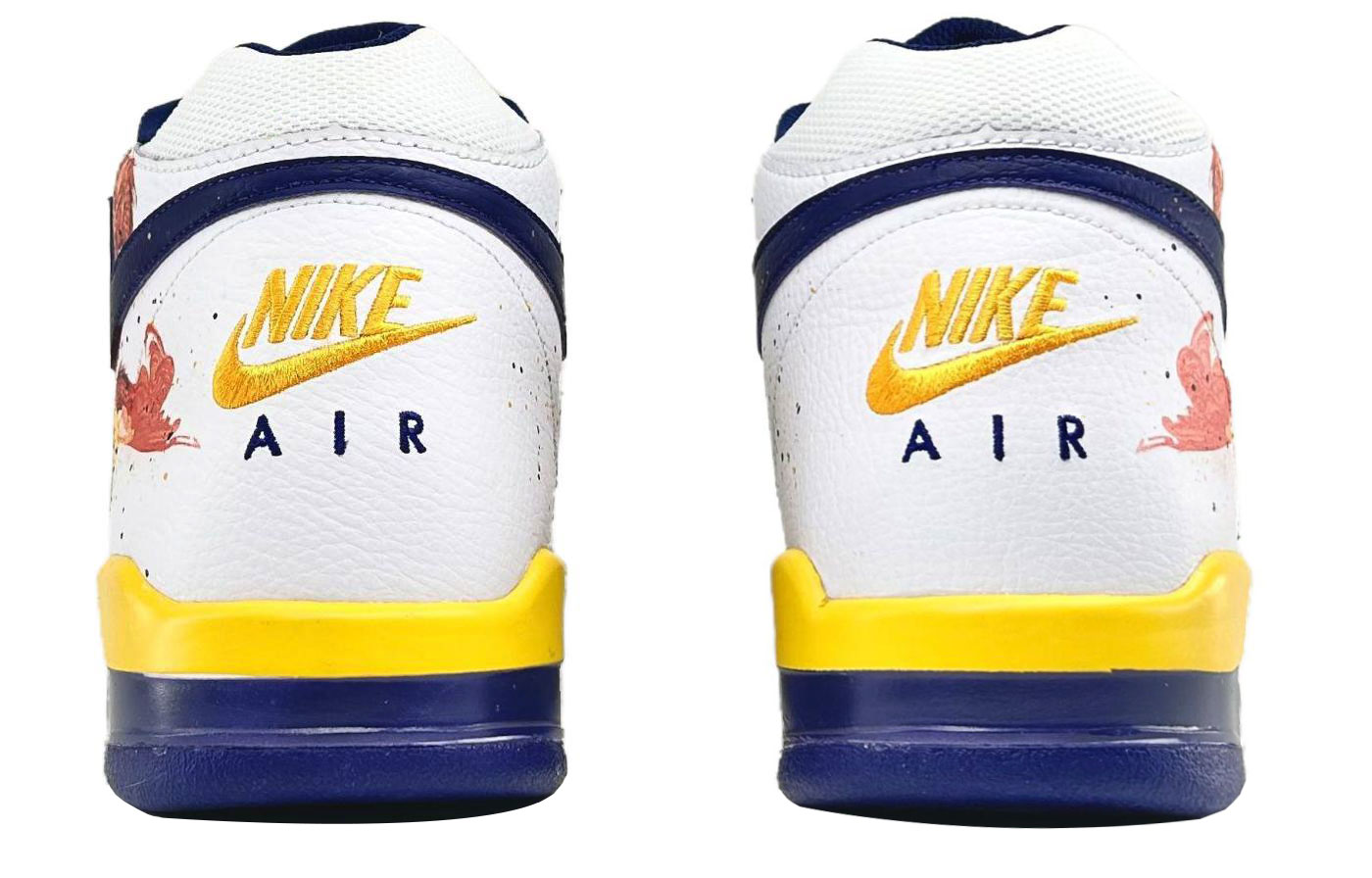 [Custom Shoes] Nike Flight Legacy 'CNY Year of the Dragon - White Purple Yellow' 圖 5