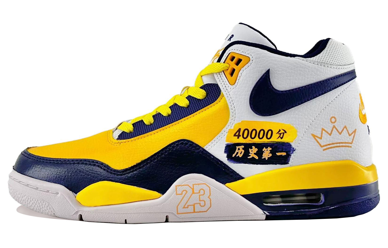 [Custom Shoes] Nike Flight Legacy 'Court Artist White-Purple' 圖 2