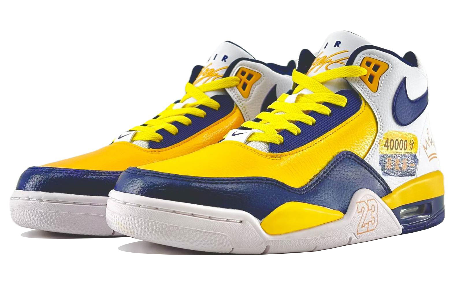 [Custom Shoes] Nike Flight Legacy 'Court Artist White-Purple' 圖 4