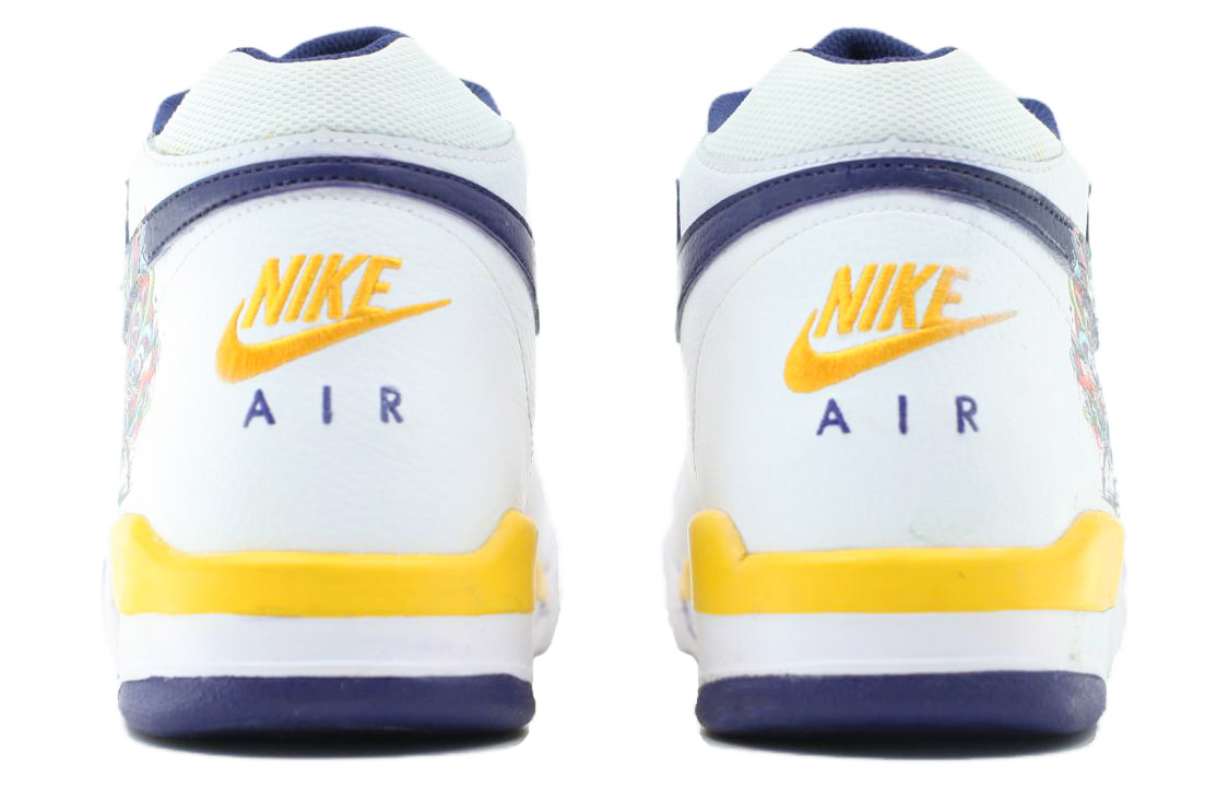 [Custom Shoes] Nike Flight Legacy 'Court Artist White-Yellow' 圖 5