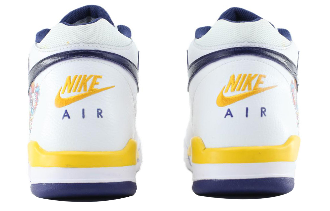 [Custom Shoes] Nike Flight Legacy 'Court Artist White Purple Yellow' 圖 5