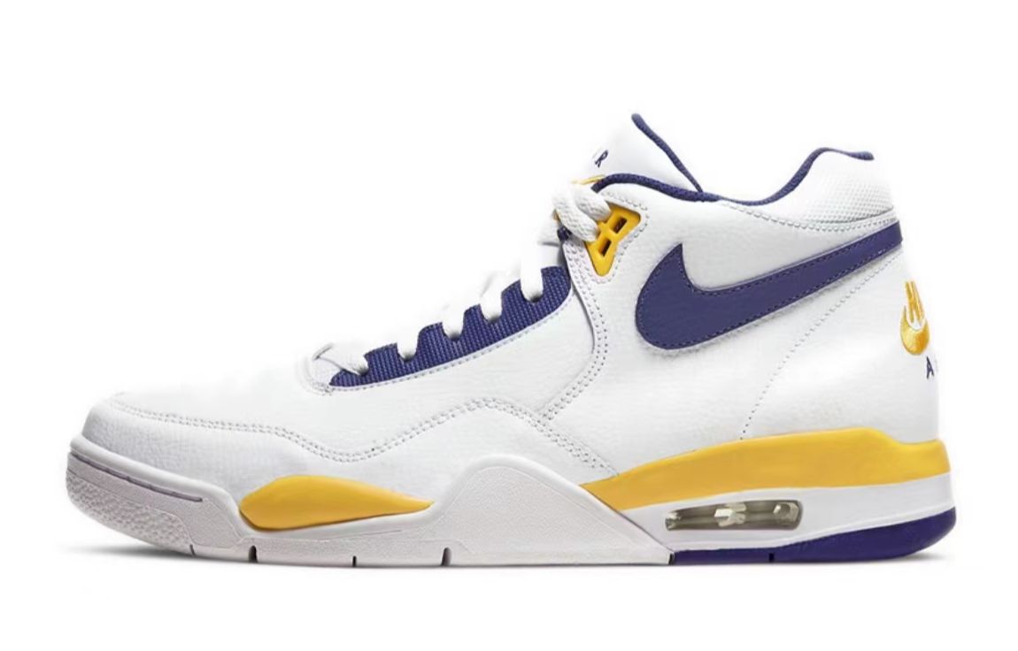 [Custom Shoes] Nike Flight Legacy 'Court Artist White Purple Yellow' 圖 7