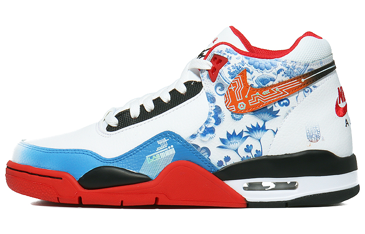 [Custom Shoes] Nike Flight Legacy 'Cyber Porcelain Red White'