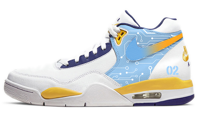 [Custom Shoes] Nike Flight Legacy 'Cyberpunk Blueprint'