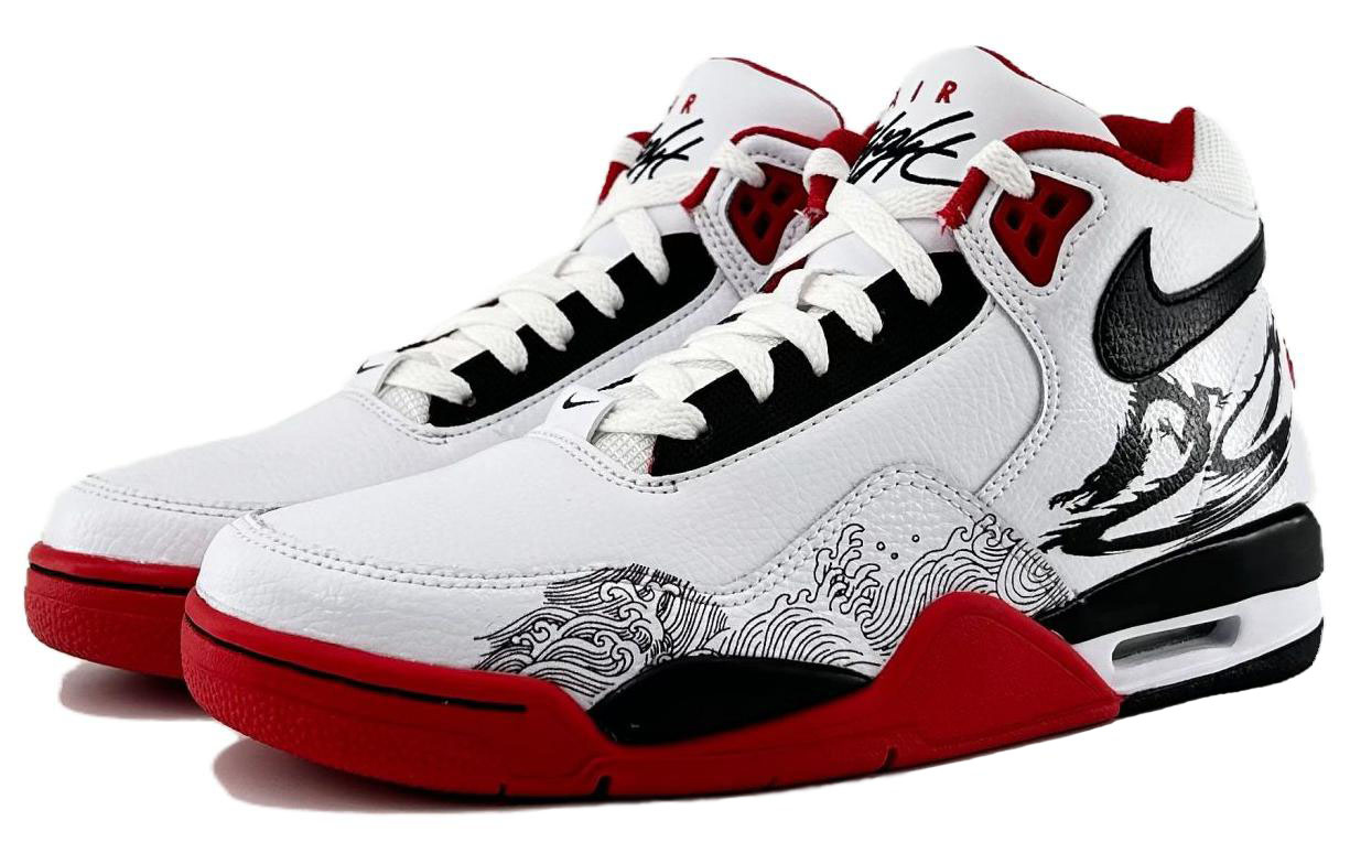 Shop 【客製球鞋】Nike Flight Legacy 球場藝術家 龍年系列 猛龍過江 國風 復古 中筒 復古籃球鞋 男款