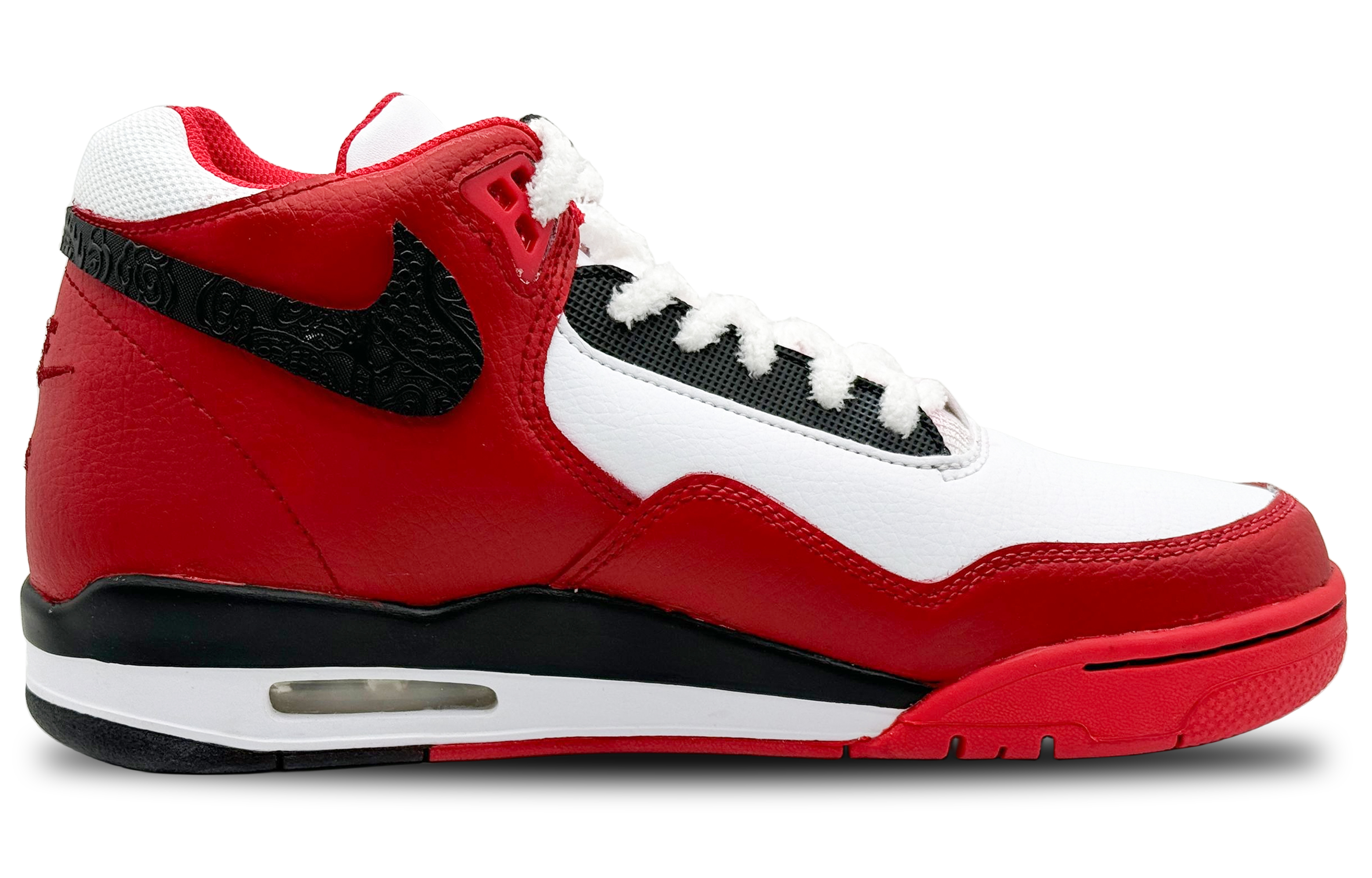 Order [Kasut Custom] Nike Flight Legacy 'Tahun Naga Merah Cina' BQ4212-100(Team169-舞龙迎春)