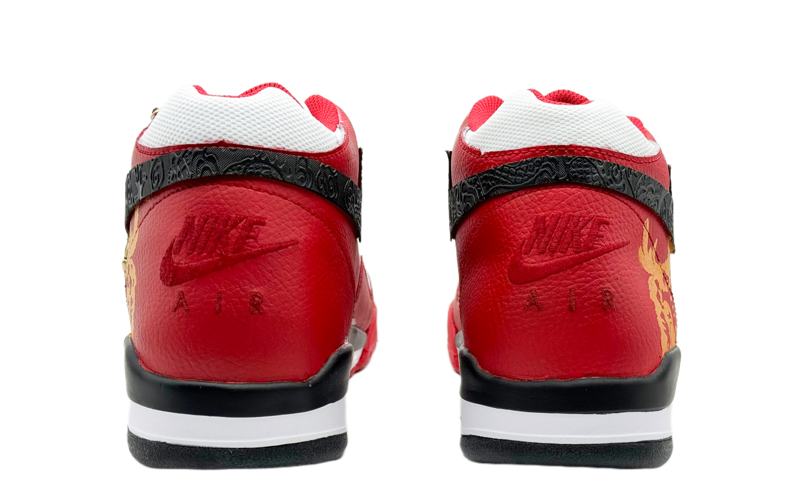 Purchase [Kasut Custom] Nike Flight Legacy 'Tahun Naga Merah Cina' BQ4212-100(Team169-舞龙迎春)