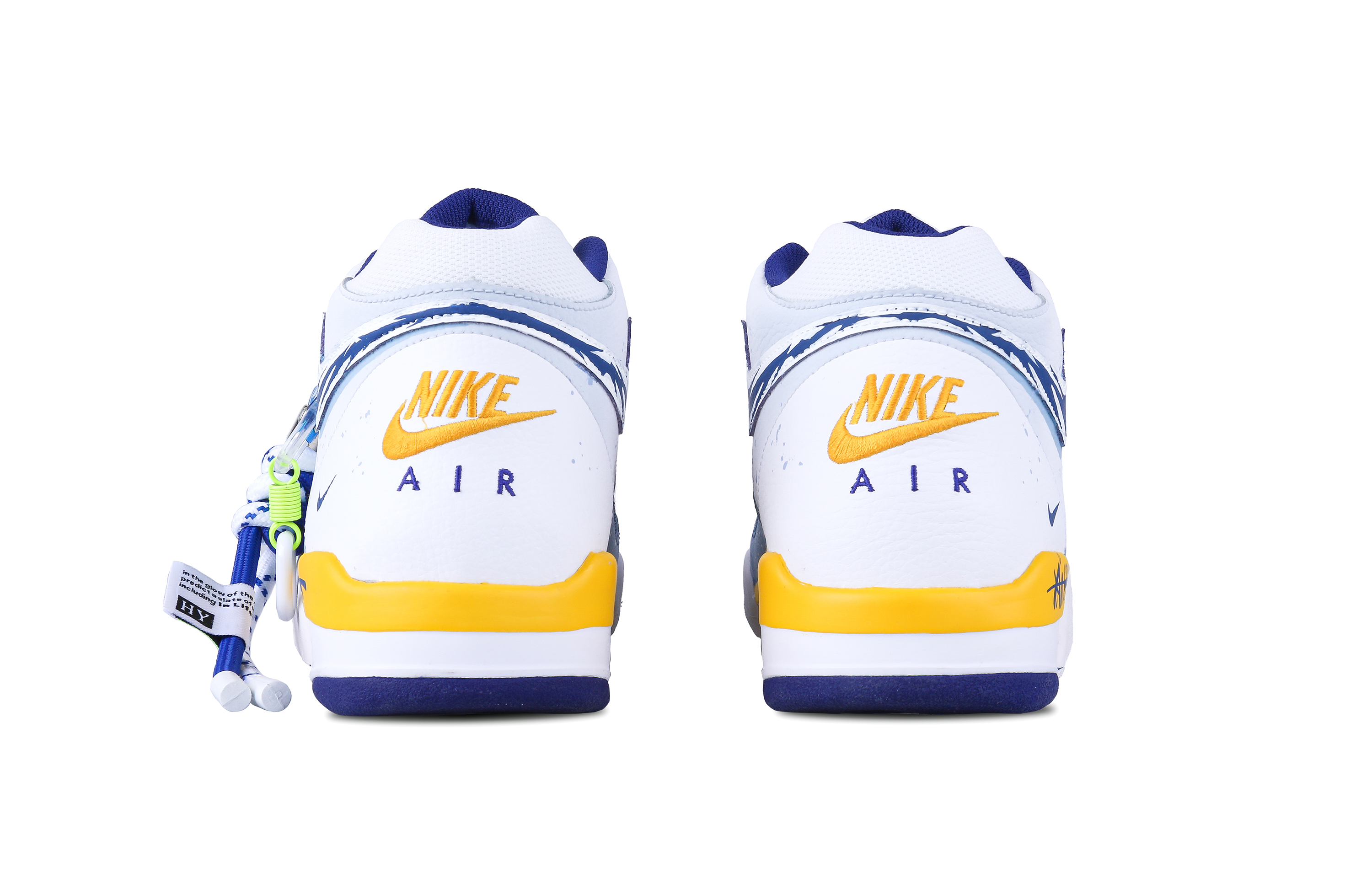 [Custom Shoes] Nike Flight Legacy 'Dragon Year White Blue Yellow' 圖 5