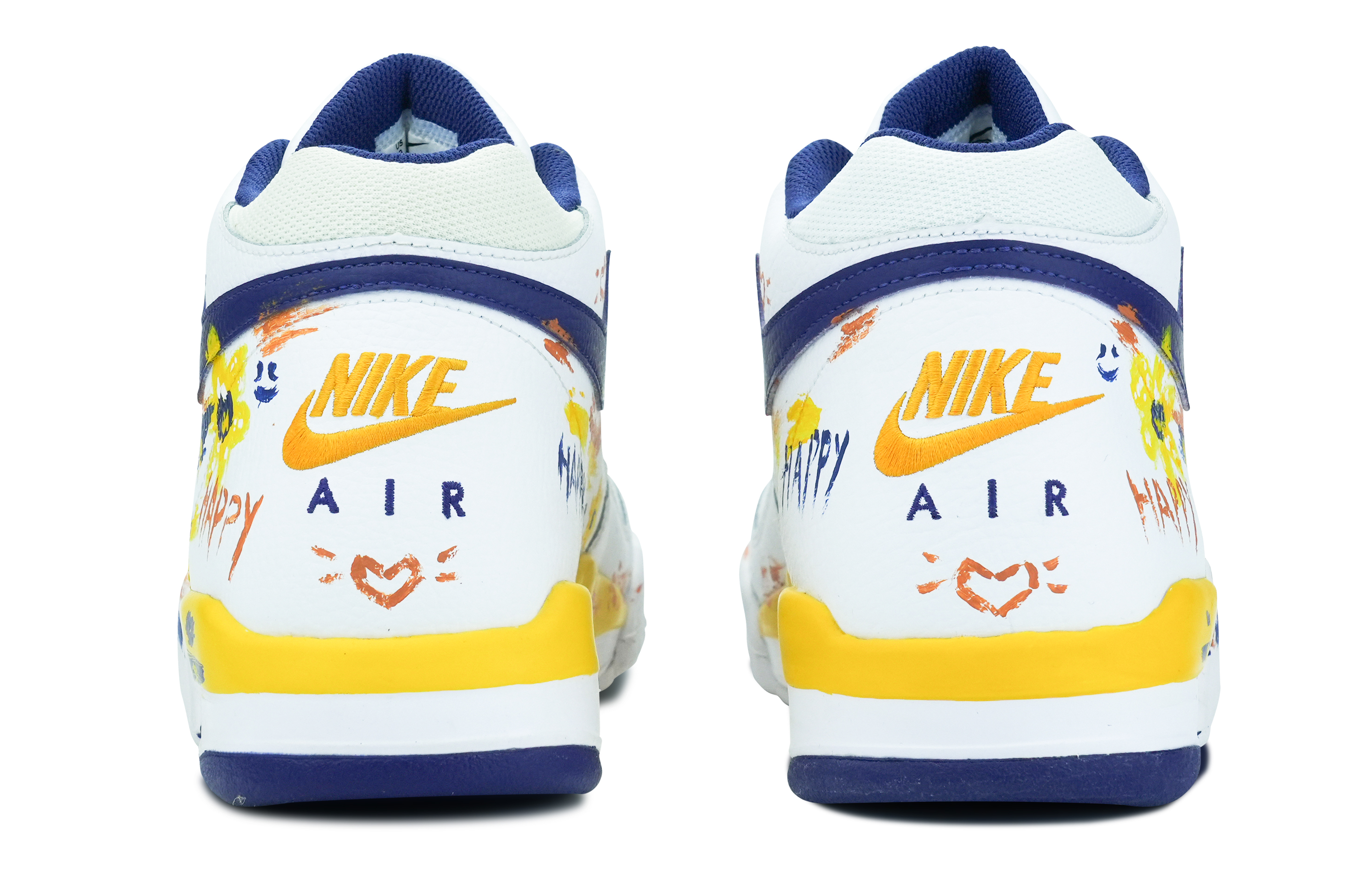 [Custom Shoes] Nike Flight Legacy 'Energetic Blue-Yellow' 圖 5