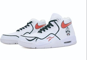 ナイキ フライト レガシー「変面師 - ホワイトブラック」カスタムシューズ BQ4212-101(Team123-变脸大师) Shop ナイキ フライト レガシー「変面師 - ホワイトブラック」カスタムシューズ BQ4212-101(Team123-变脸大师)