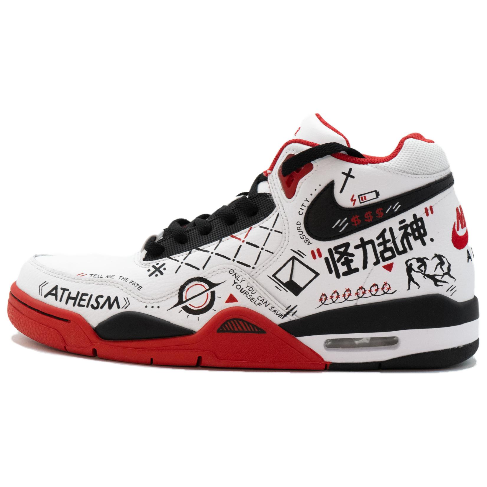 [Custom Shoes] Nike Flight Legacy 'Graffiti Comic Red' 圖 2