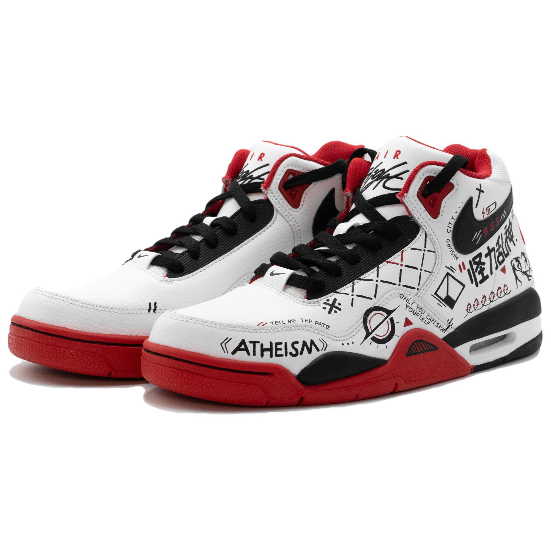 [Custom Shoes] Nike Flight Legacy 'Graffiti Comic Red' 圖 4