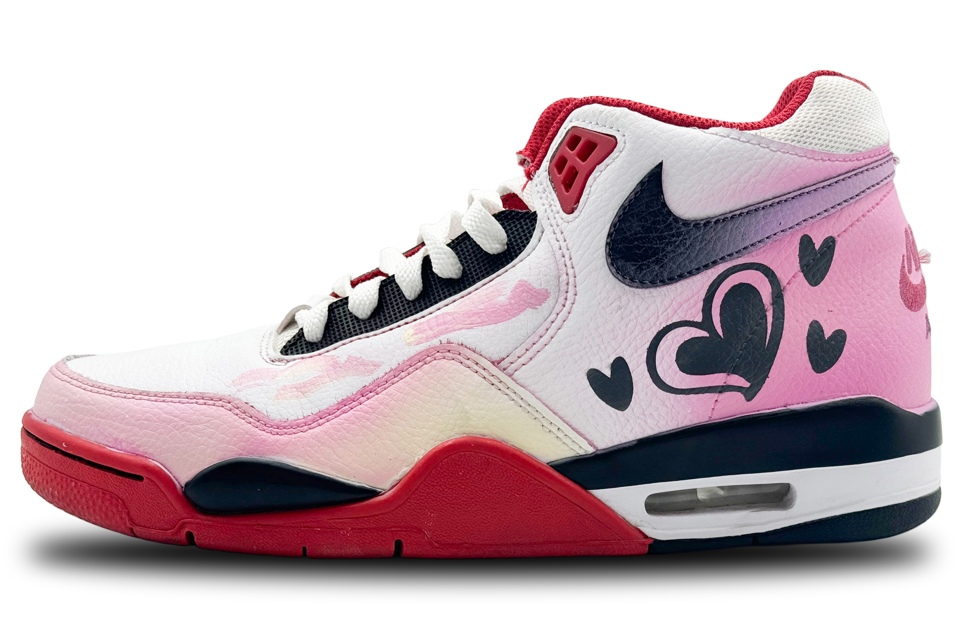 [Custom Shoes] Nike Flight Legacy 'Heartbeat Graffiti'
