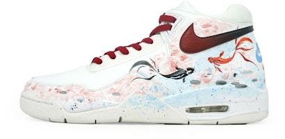 【定制鞋款】Nike Flight Legacy '墨莲白红' BQ4212-101(Team103-游鱼戏荷) Buy 【定制鞋款】Nike Flight Legacy '墨莲白红' BQ4212-101(Team103-游鱼戏荷)