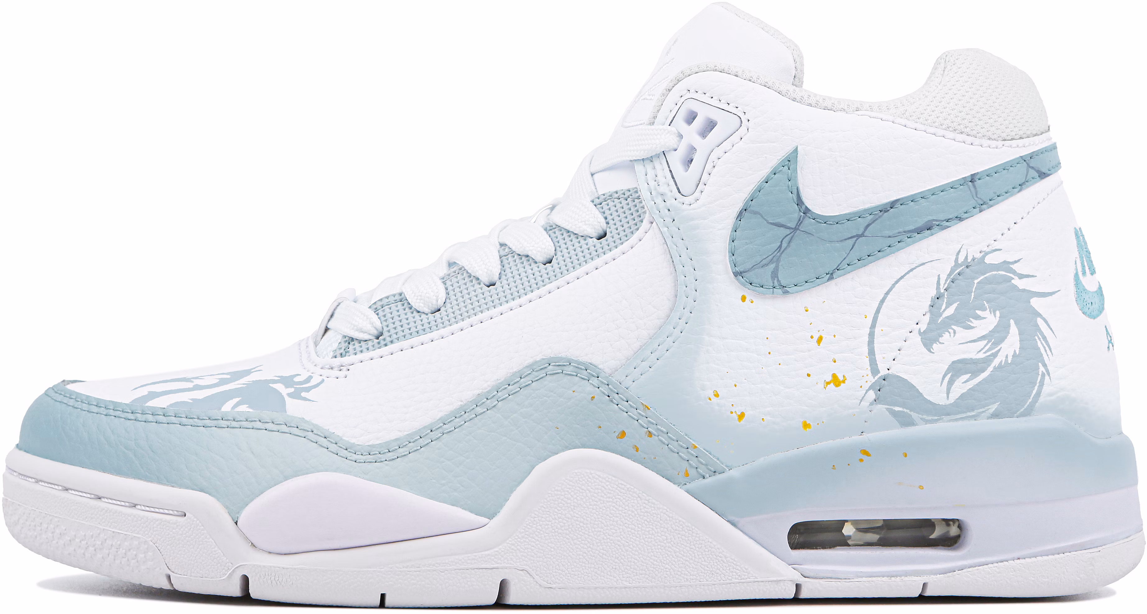 custom-shoes-nike-flight-legacy-jade-dragon-white-green