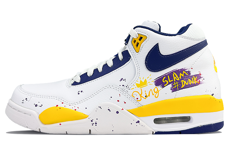 [Custom Shoes] Nike Flight Legacy 'Lakers Graffiti'