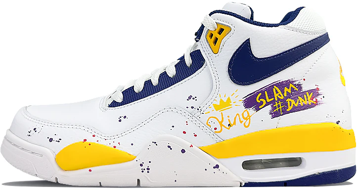 custom-shoes-nike-flight-legacy-lakers-graffiti