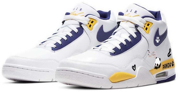 【カスタムシューズ】ナイキフライトレガシー「レイジーパンダ白青黄」 BQ4212-102(Team56-腊梅趴趴熊) Shop 【カスタムシューズ】ナイキフライトレガシー「レイジーパンダ白青黄」 BQ4212-102(Team56-腊梅趴趴熊)