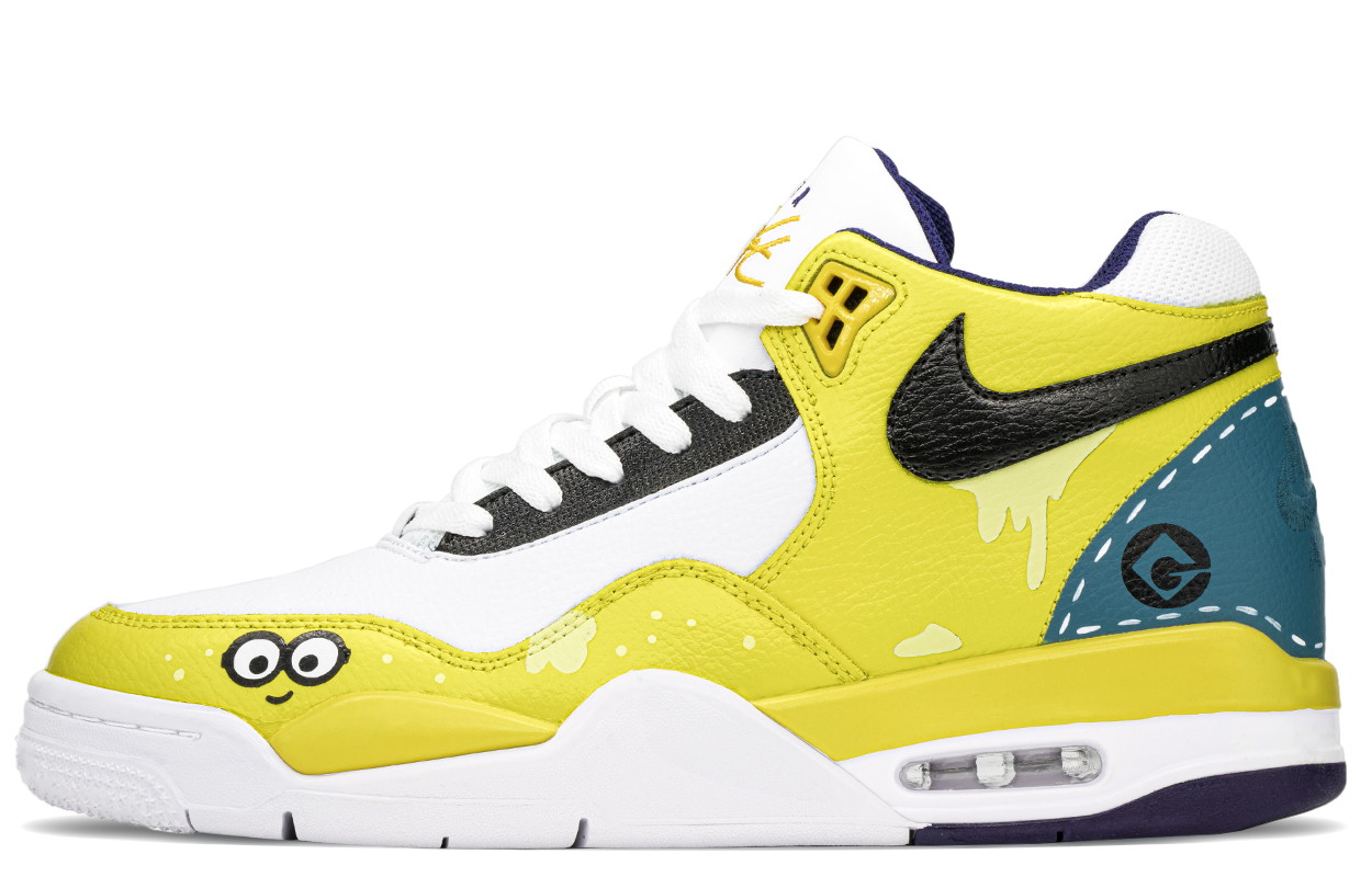 [Custom Shoes] Nike Flight Legacy 'Minions Yellow Blue' 圖 2