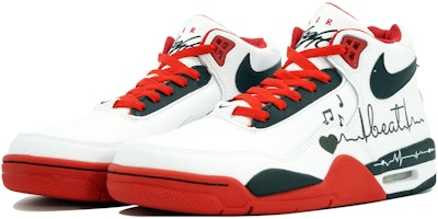 【定制球鞋】 Nike Flight Legacy 萬花弄 音樂心電圖 禮盒 潮流 舒適百搭 休閒 簡約 運動 防滑 中幫 復古籃球鞋 男女同款 紅白黑 Shop 【定制球鞋】 Nike Flight Legacy 萬花弄 音樂心電圖 禮盒 潮流 舒適百搭 休閒 簡約 運動 防滑 中幫 復古籃球鞋 男女同款 紅白黑