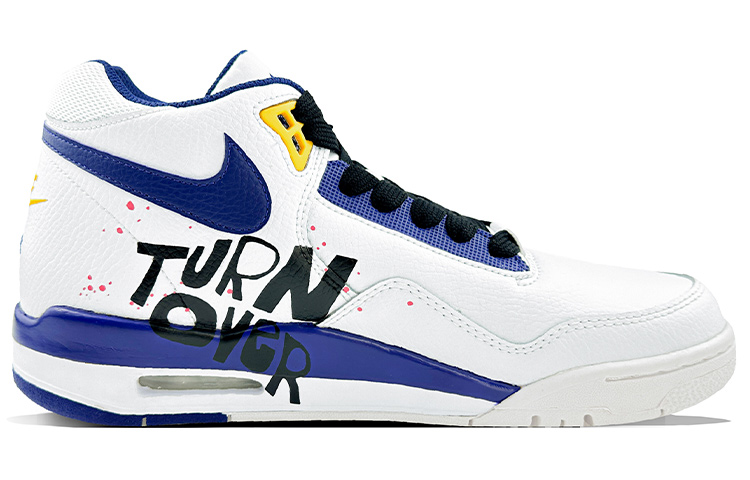 [Custom Shoes] Nike Flight Legacy 'Mystery Symbols Yellow Purple' 圖 3