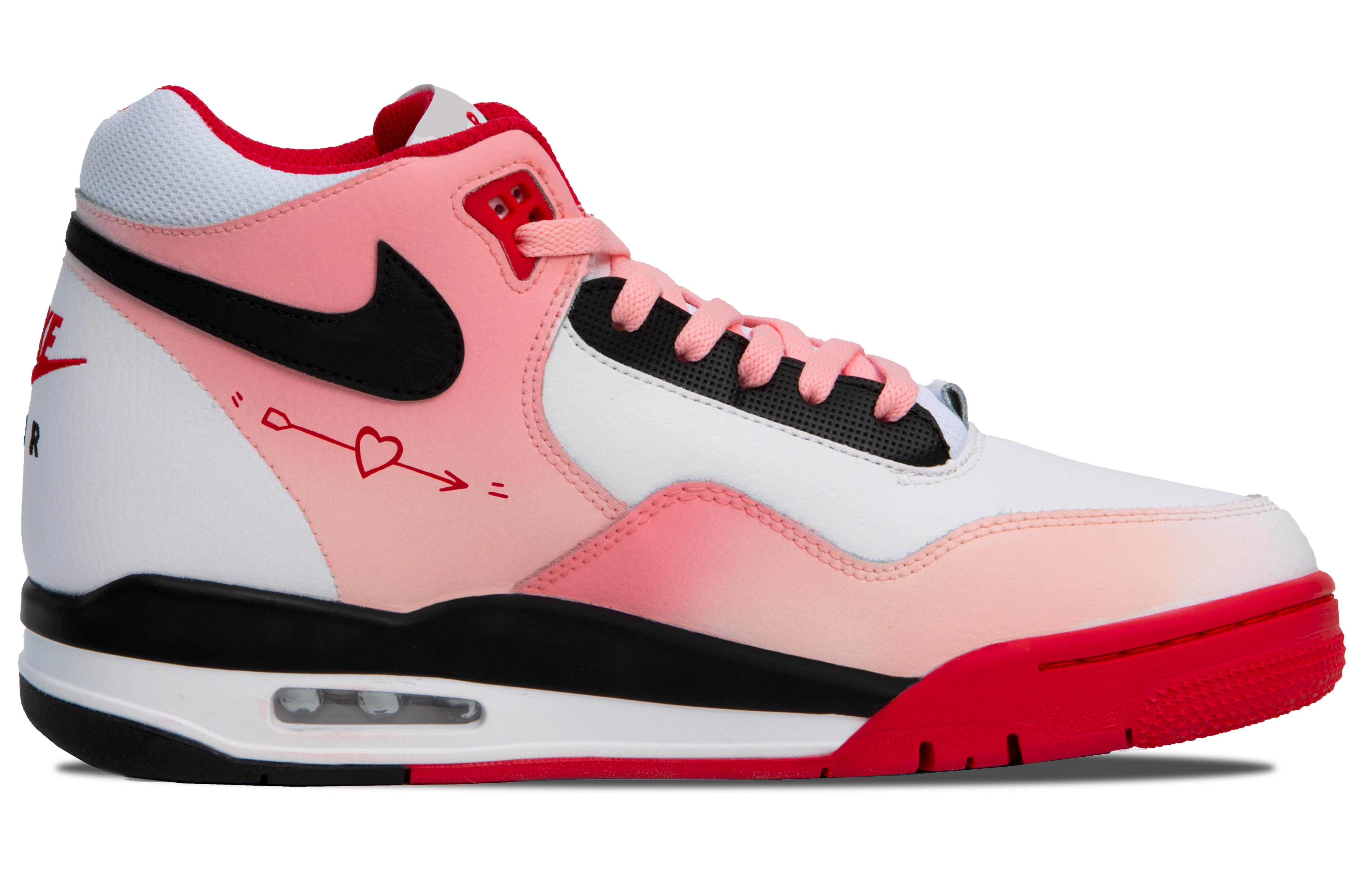 [Custom Shoes] Nike Flight Legacy 'Pink Heart' 圖 3