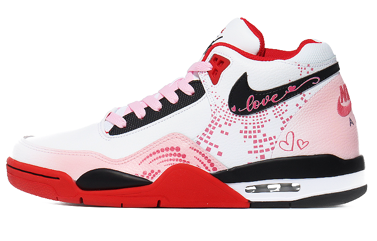 [Custom Shoes] Nike Flight Legacy 'QNTM Love Red White'