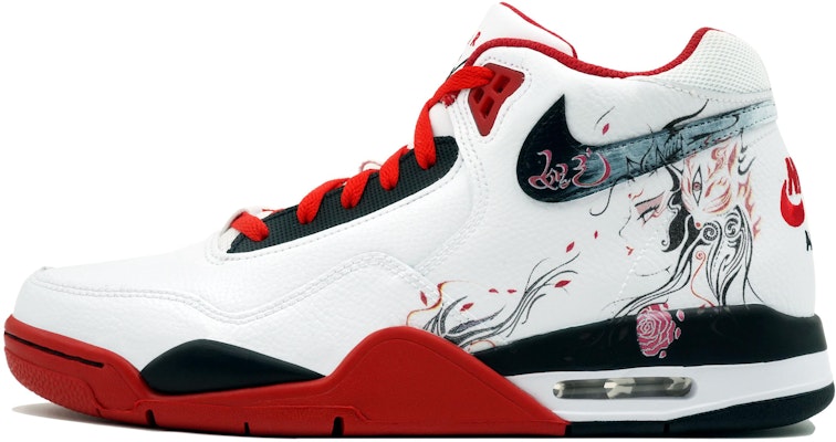 【定制球鞋】Nike Flight Legacy 萬花弄 妲己 國風 潮流 舒適 時尚 百搭 高幫 復古籃球鞋 男女同款 紅黑白色 Order 【定制球鞋】Nike Flight Legacy 萬花弄 妲己 國風 潮流 舒適 時尚 百搭 高幫 復古籃球鞋 男女同款 紅黑白色