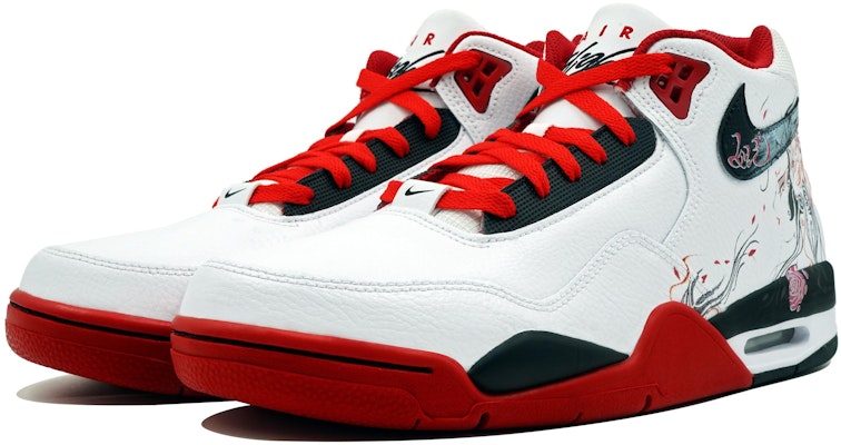 【定制球鞋】Nike Flight Legacy 萬花弄 妲己 國風 潮流 舒適 時尚 百搭 高幫 復古籃球鞋 男女同款 紅黑白色 Shop 【定制球鞋】Nike Flight Legacy 萬花弄 妲己 國風 潮流 舒適 時尚 百搭 高幫 復古籃球鞋 男女同款 紅黑白色